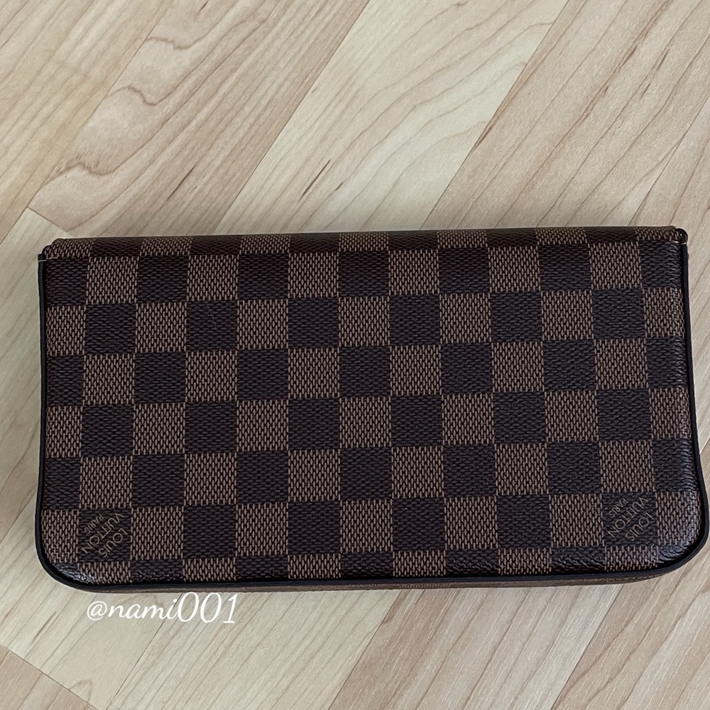 LV Louis Vuitton Felicie Pochette Damier Ebene - Picture 10 of 15